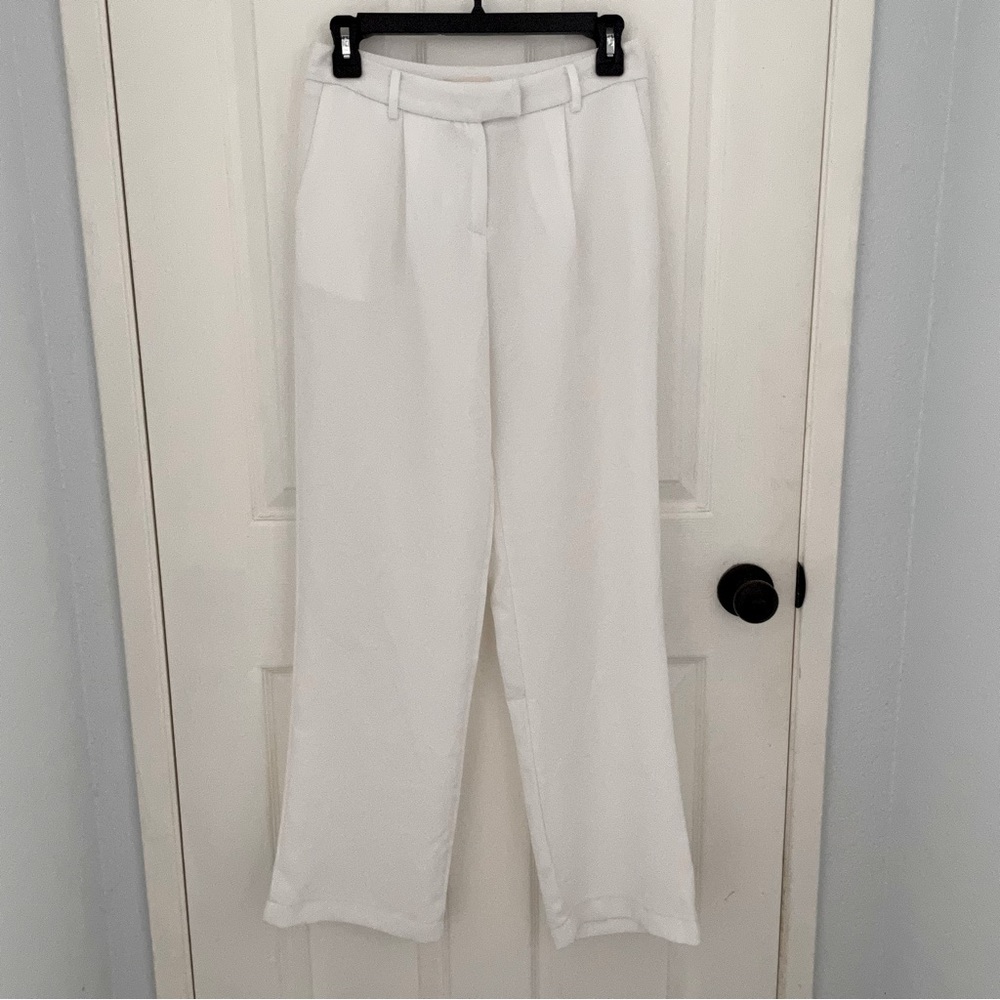 Sophie Rue White Wide Leg Pants